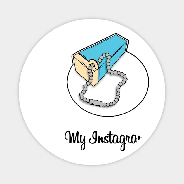 My Instagram Magnet by SecretSocietyGear